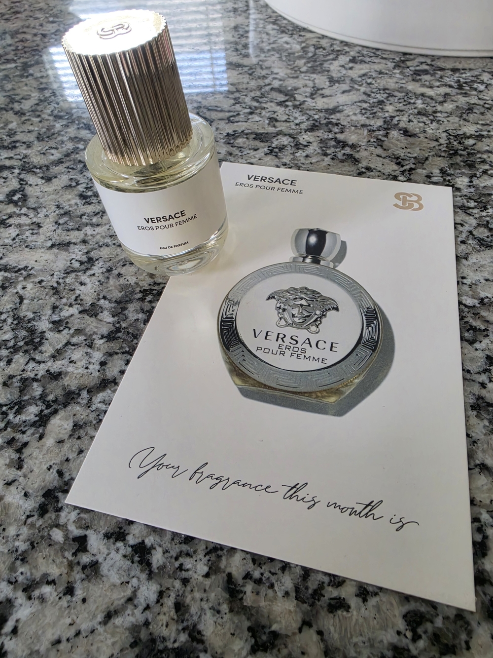 EUC Scentbird - Versace Eros Pour Femme 20mL and scent card - Picture 2 of 8
